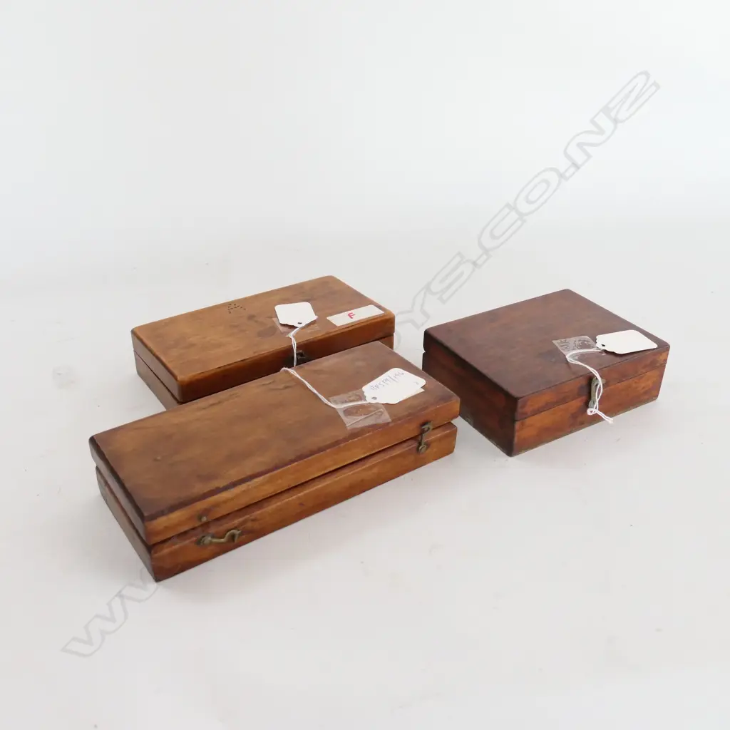 3 CASED SETS OF SMALL CHEMICAL BALANCE WEIGHTS Image 1++